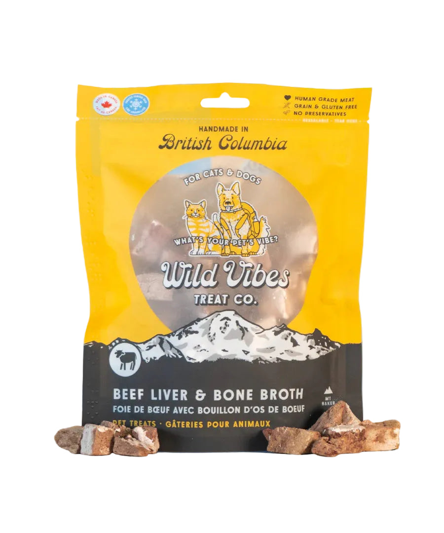 Wild Vibes Beef Liver & Bone Broth Treats