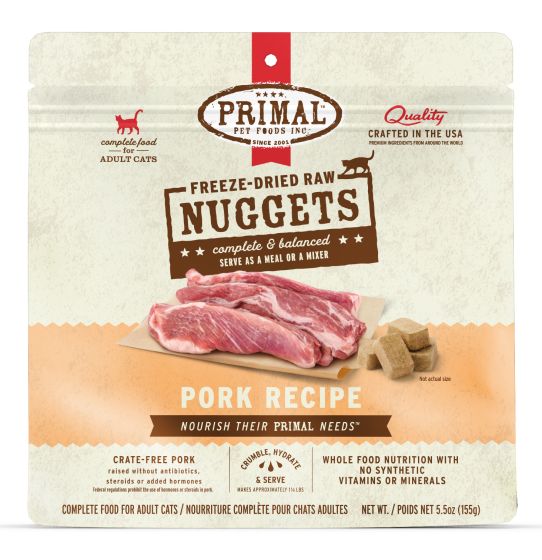 Primal - Cat Freeze Dried Pork Nuggets