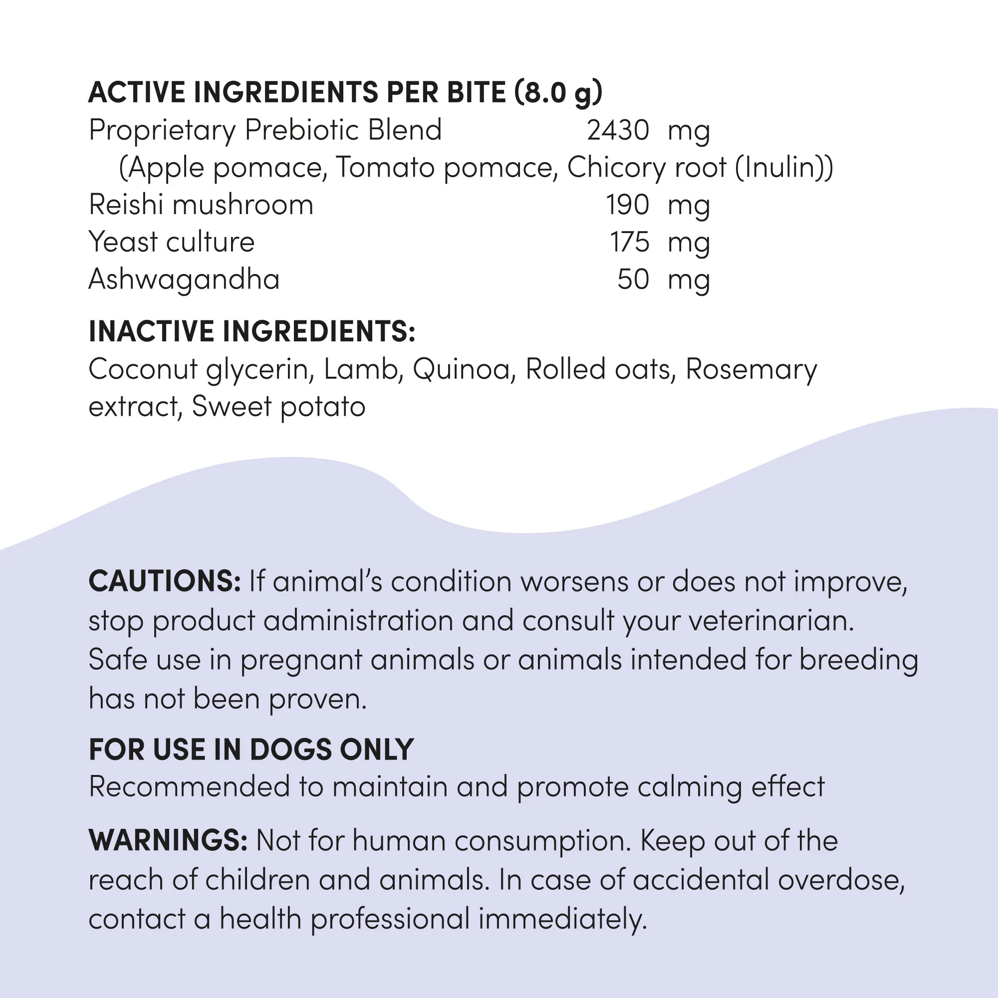 Crumps Naturals Gutsy Calm Bites