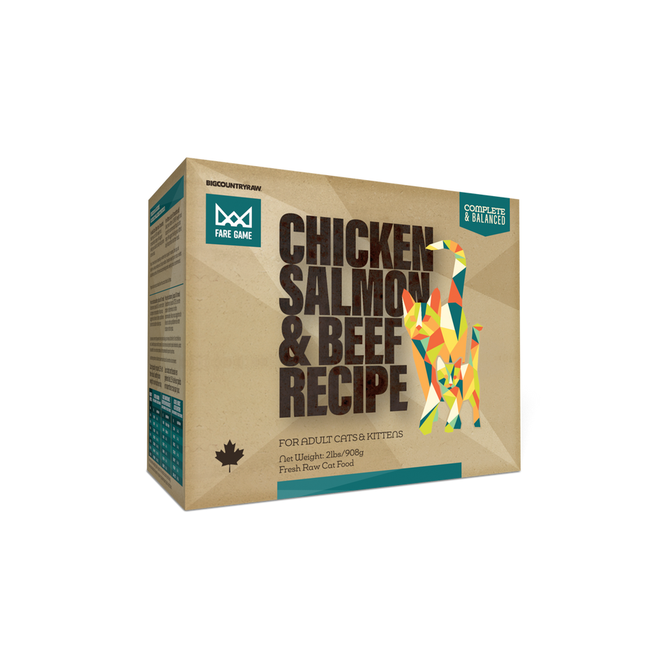 Fare Game Chicken, Salmon and Beef Recipe - 2 lb