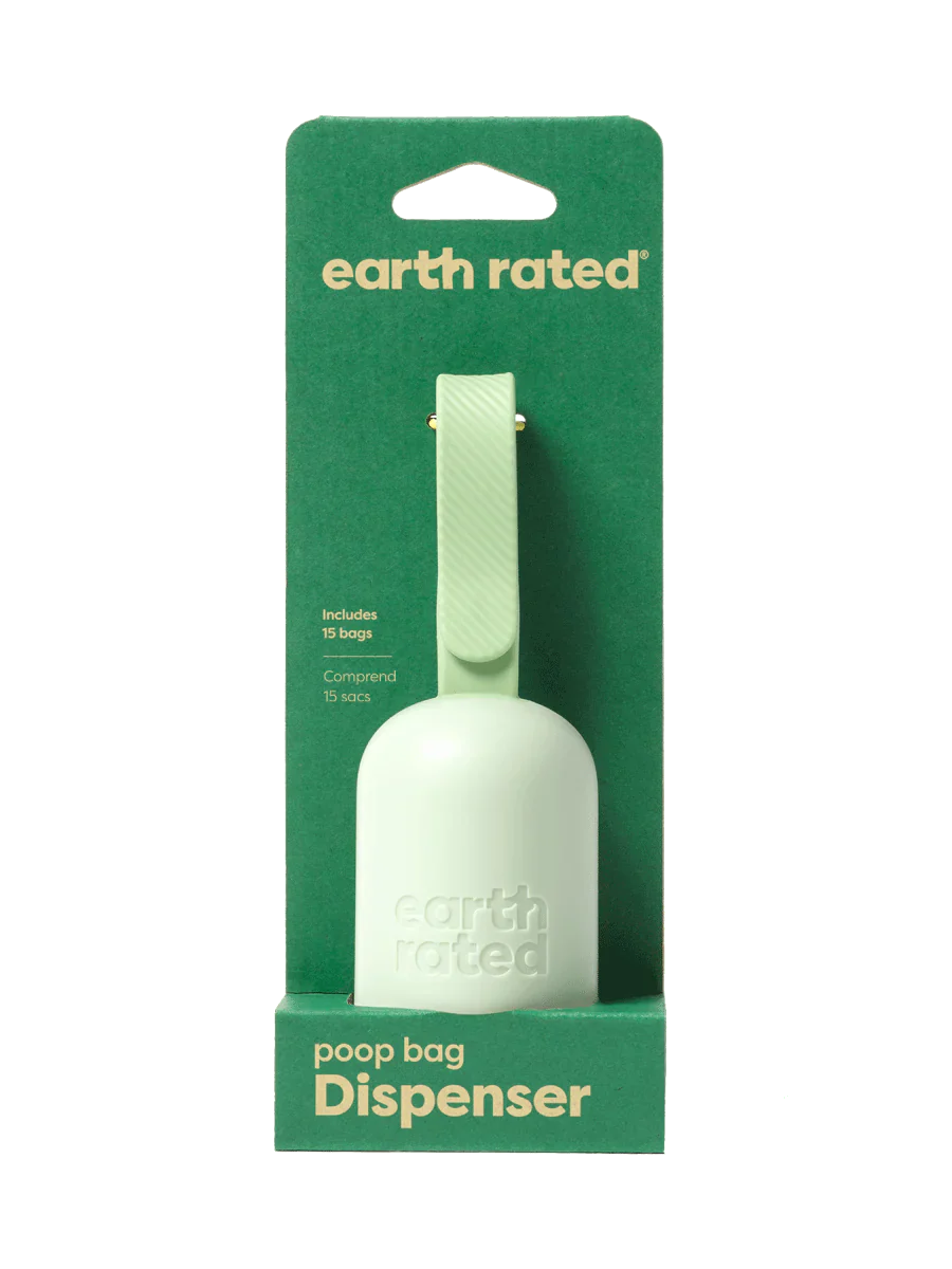 Earth Rated Poop Bag Dispenser with 15 Bags