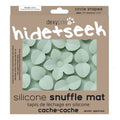 Dexypaws - Circle Hide and Seek Silicone Snuffle Mat, Sage Green Cat Dog