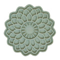 Dexypaws Blossom Flower Enrichment Licking Mat, Sage Green Cat Dog