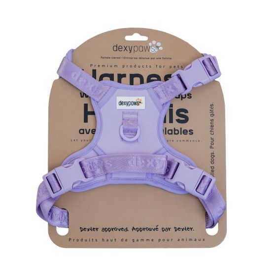 Dexypaws No-Pull Dog Harness, Lilac