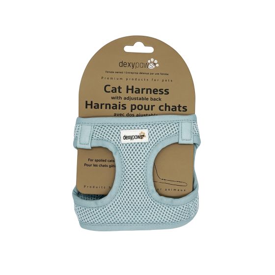 Dexypaws Neoprene Harness For Cat, Sky Blue