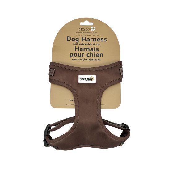 Dexypaws Neoprene Harness For Dog, Espresso