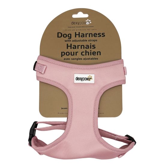 Dexypaws Neoprene Harness For Dog, Rose Quartz