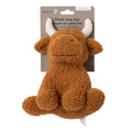 Dexypaws Plush Dog Toy, Cow 8"