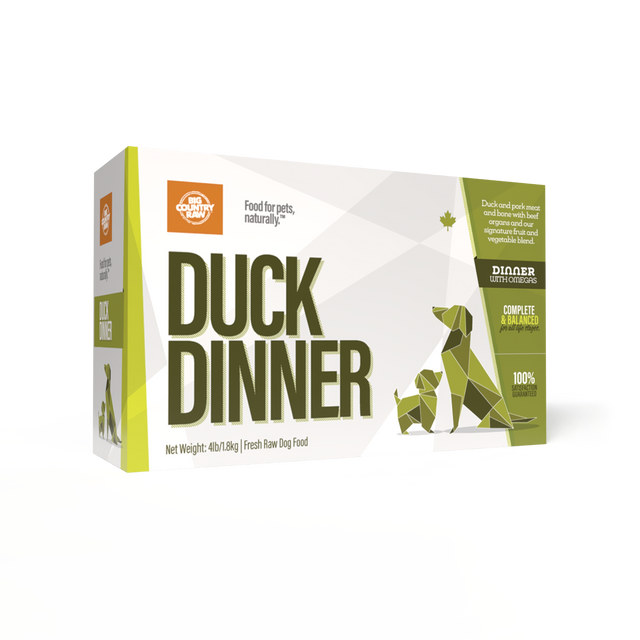 Big Country Raw - Duck Dinner Carton