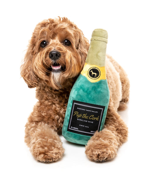 Fuzzyard Dog Toy - Alcohol Toys Dog Pup the Cork Sparkling Wine