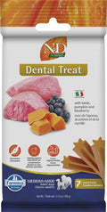 Farmina N&D Dental Treat Pumpkin, Lamb Blueberry Med/Max Dog Treat 100g