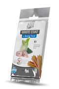 Farmina - N&D White Coat Dental Treat Med & Maxi dog with sea bass, Norwegian kelp and fennel mini 100g
