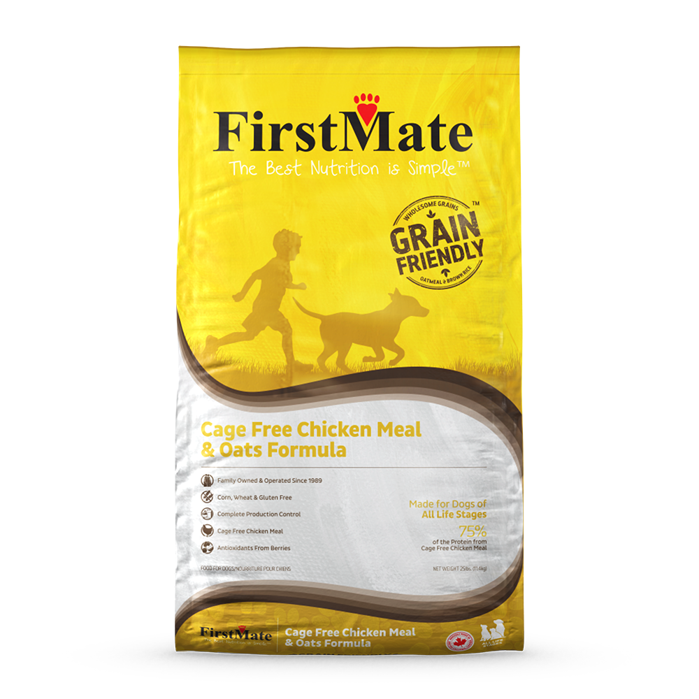 FirstMate - Cage Free Chicken & Oats Dog Food Formula