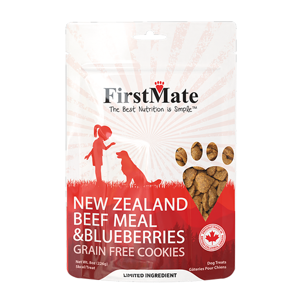 FirstMate - Dog Treats Beef With Blueberry