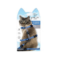 M-PETS Gentle Cat Harness Leash Set Azure Blue