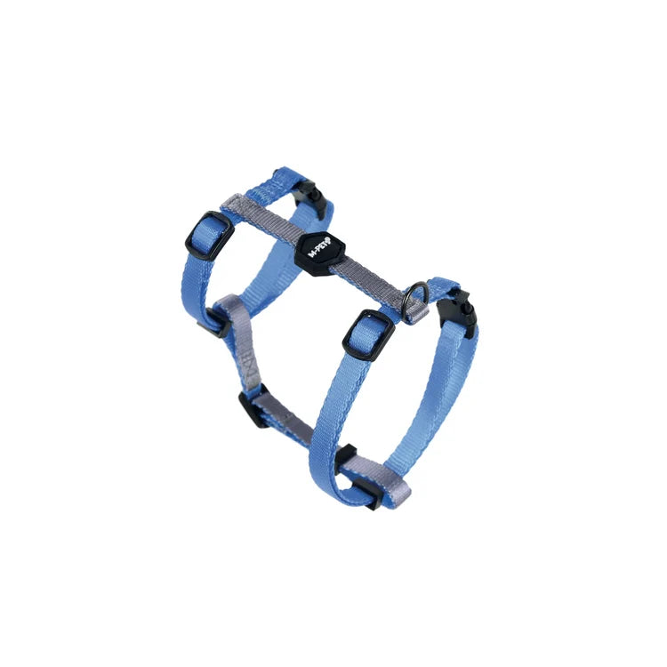 M-PETS Gentle Cat Harness Leash Set Azure Blue