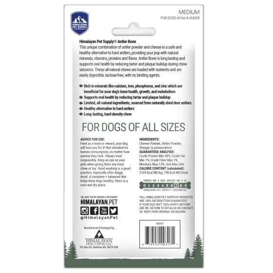 Himalayan - Dog Chew Antler Medium Dog Bone