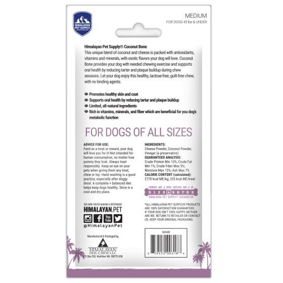 Himalayan - Dog Chew Coconut Medium Dog Bone