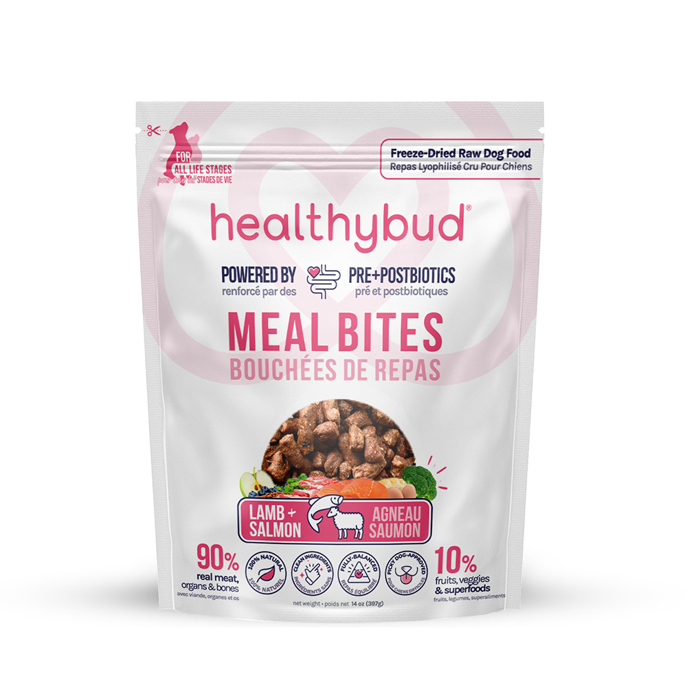 Healthybud - Lamb + Salmon Meal Bites with Superfoods Freeze Dried Dog Food