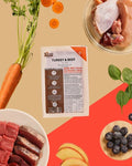 Just Raw - Turkey & Beef Variety Dinner 6LB (6 x 1LB)