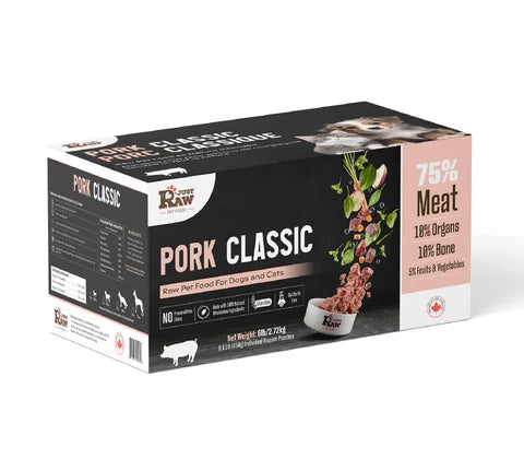 Just Raw - Pork Classic 6LB (6x1LB)