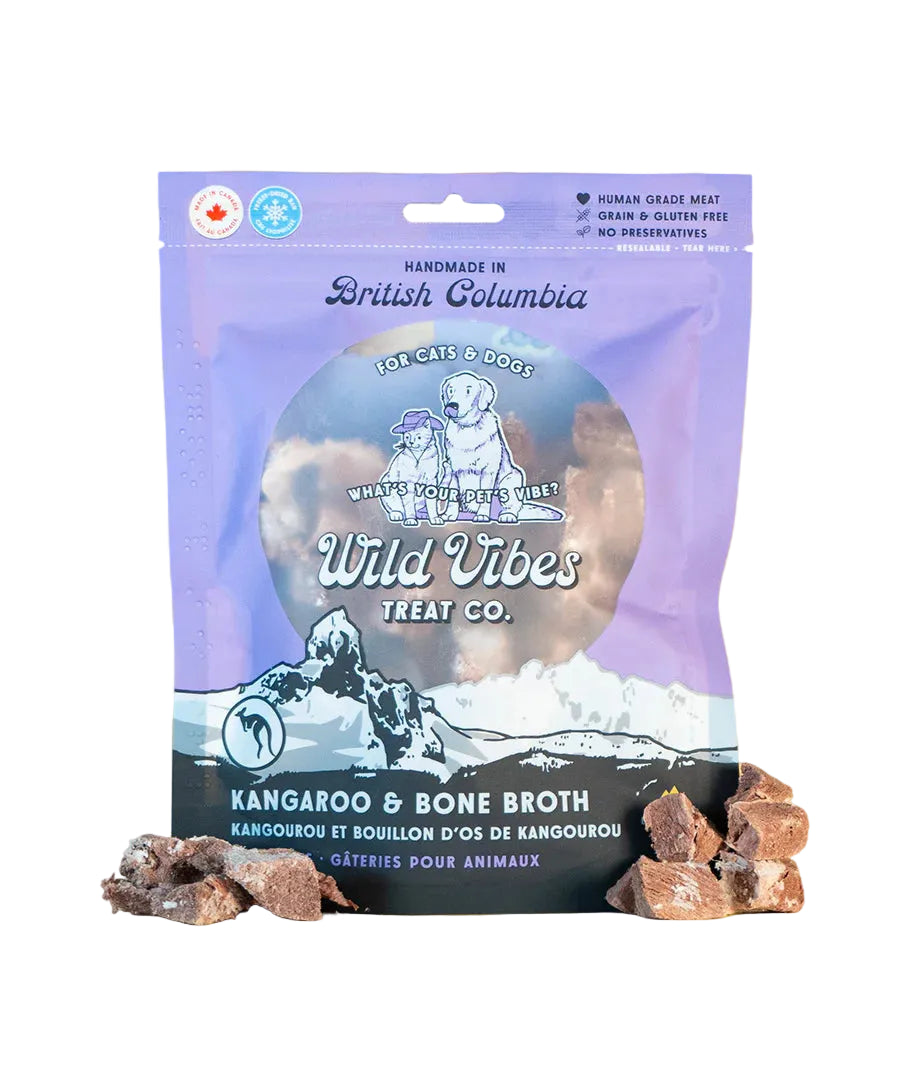 Wild Vibes Kangaroo & Bone Broth Treats