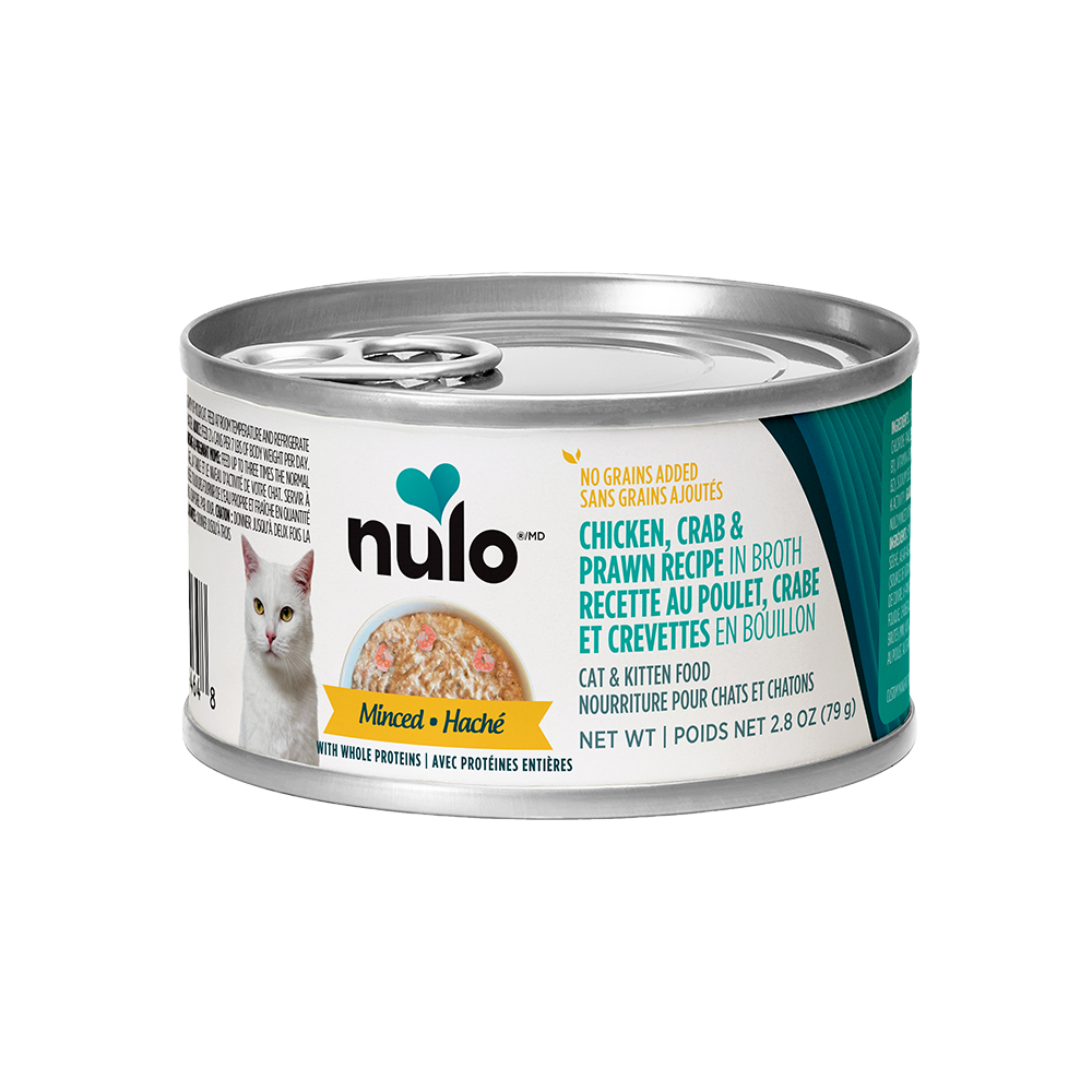 Nulo - Cat & Kitten Minced Chicken & Crab With Whole Prawn