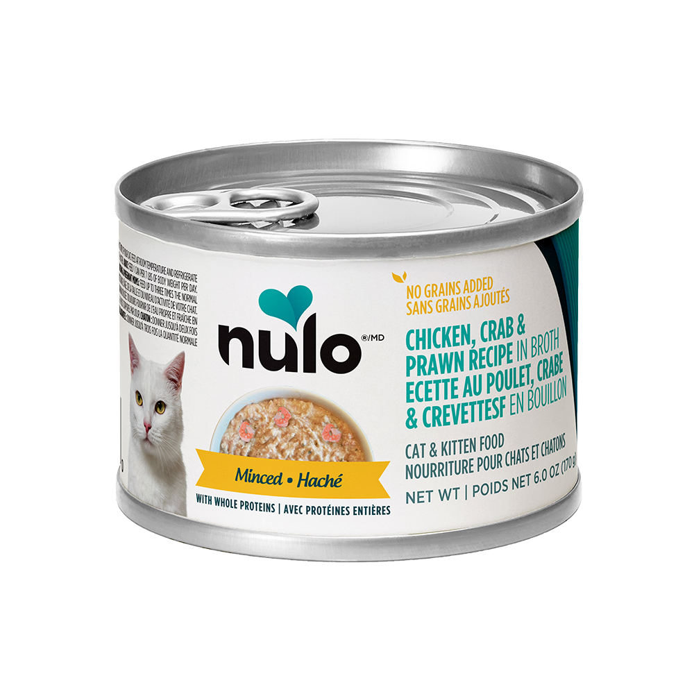 Nulo - Cat & Kitten Minced Chicken & Crab With Whole Prawn
