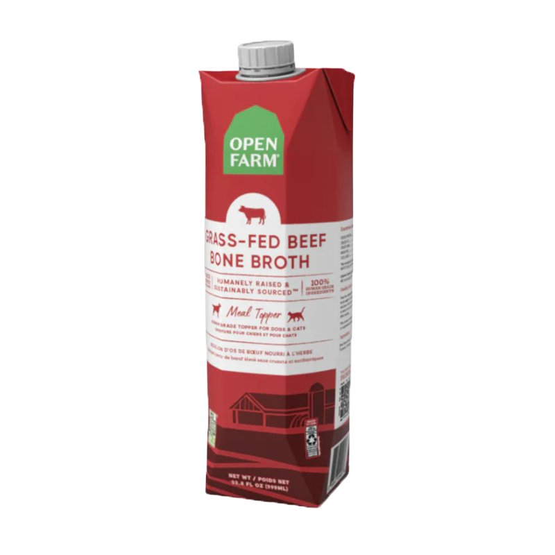 Open Farm - Grass-Fed Beef Bone Broth for Dogs & Cats