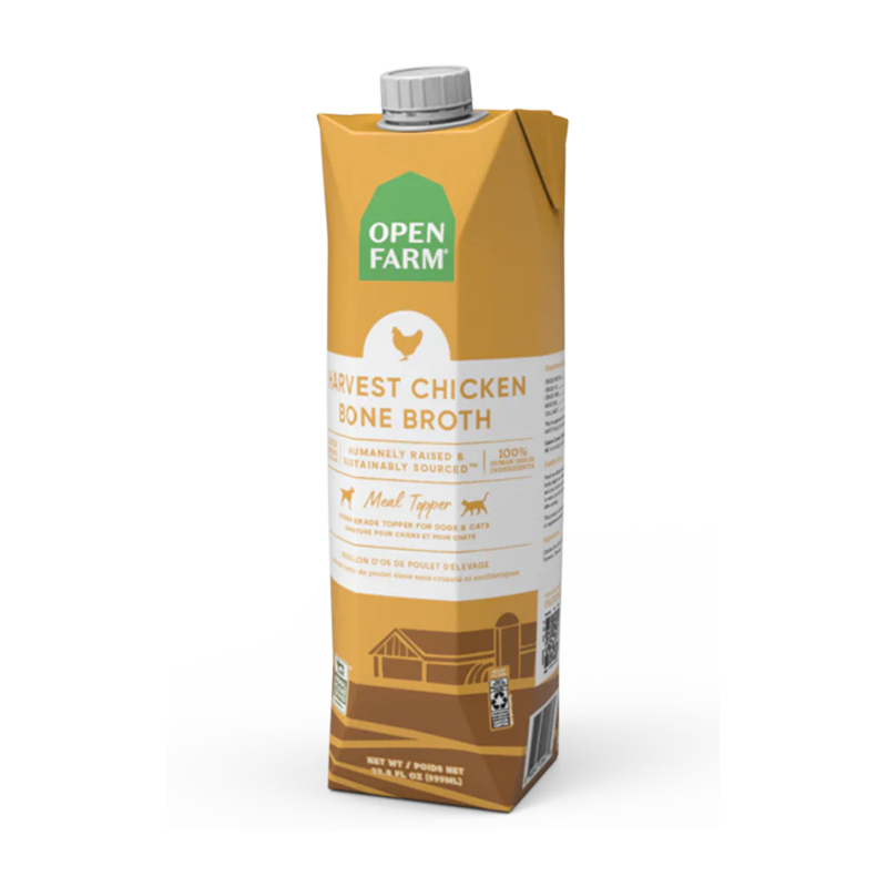 Open Farm - Harvest Chicken Bone Broth for Dogs & Cats