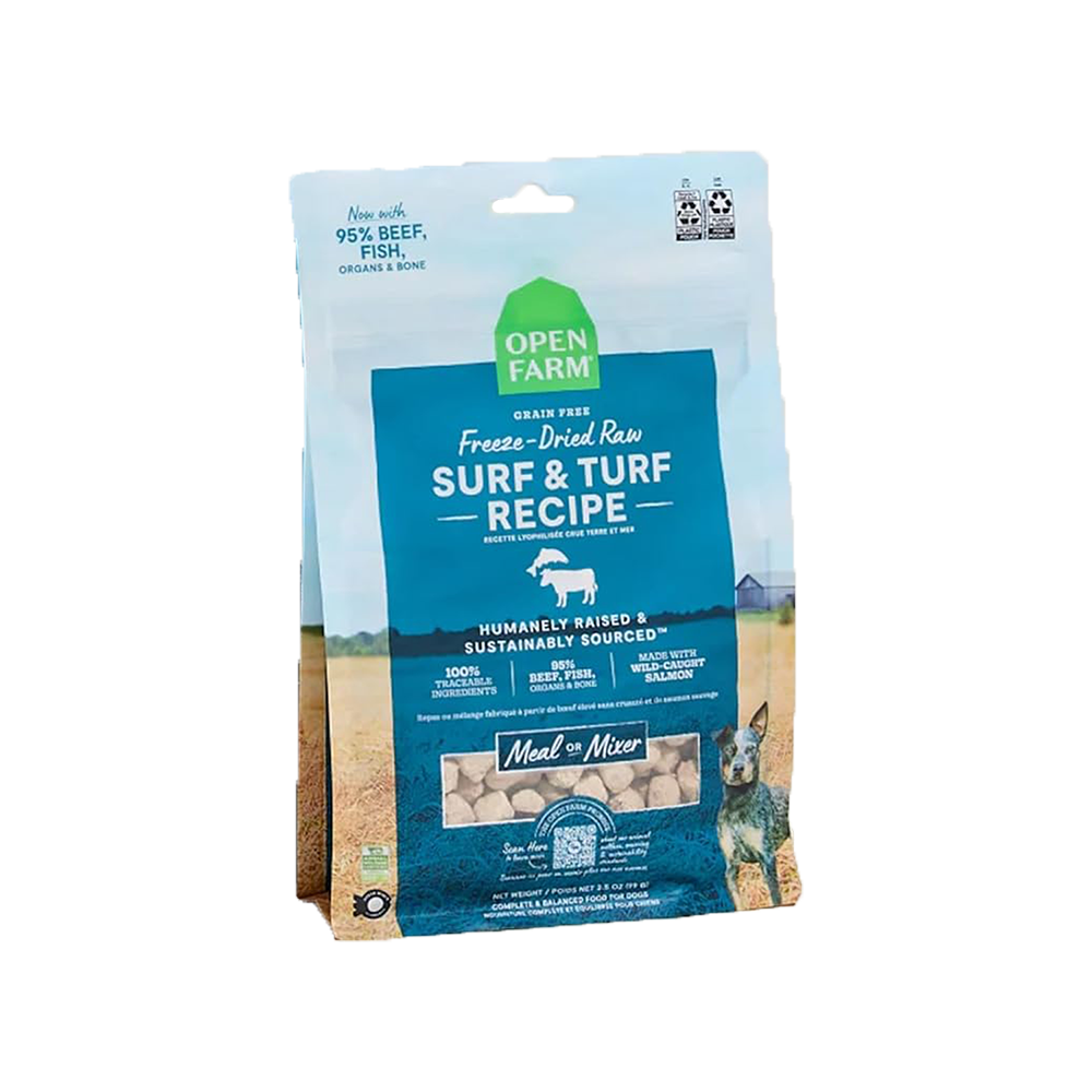 Open Farm® Surf & Turf Freeze-Dried Raw Dog Food