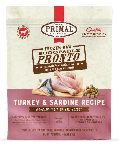 Primal - Dog Frozen Pronto Turkey & Sardine