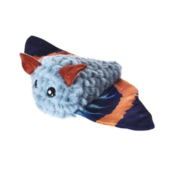 Bud'Z - Plush Dog Toy Blue Moth
