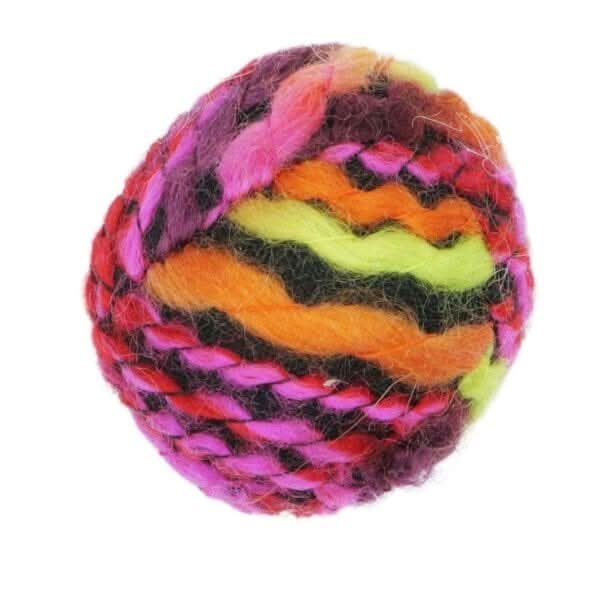 Bud'Z Cat Toy - Multicolour Wool Ball Cat