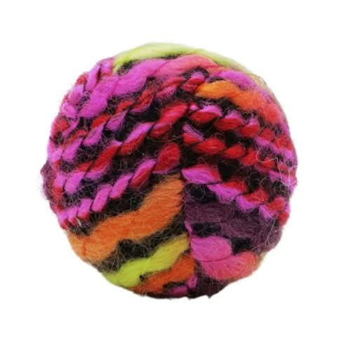 Bud'Z Cat Toy - Multicolour Wool Ball Cat