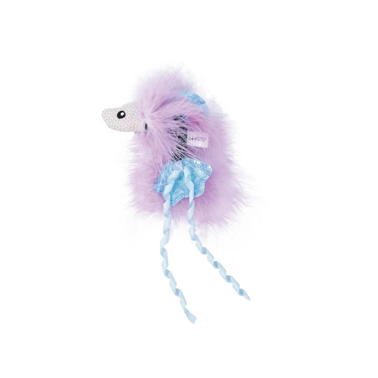 M-PETS Plume catnip toy Blue fish