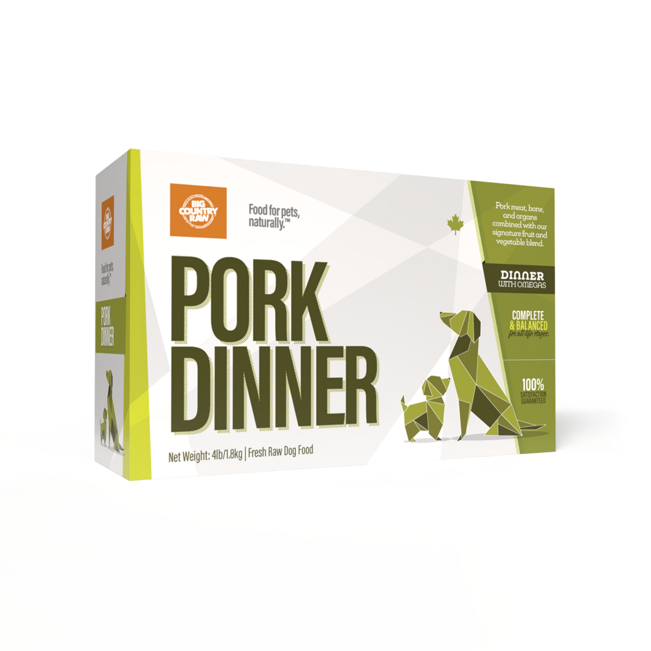 Big Country Raw - Pork Dinner Carton