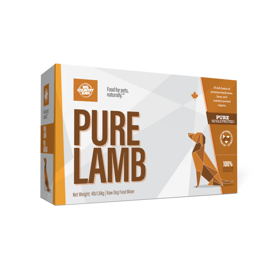 Big Country Raw Pure Lamb Carton - 4 lb