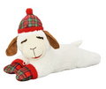 Multipet HOLIDAY Lamb Chop Red Plaid Dog Toy