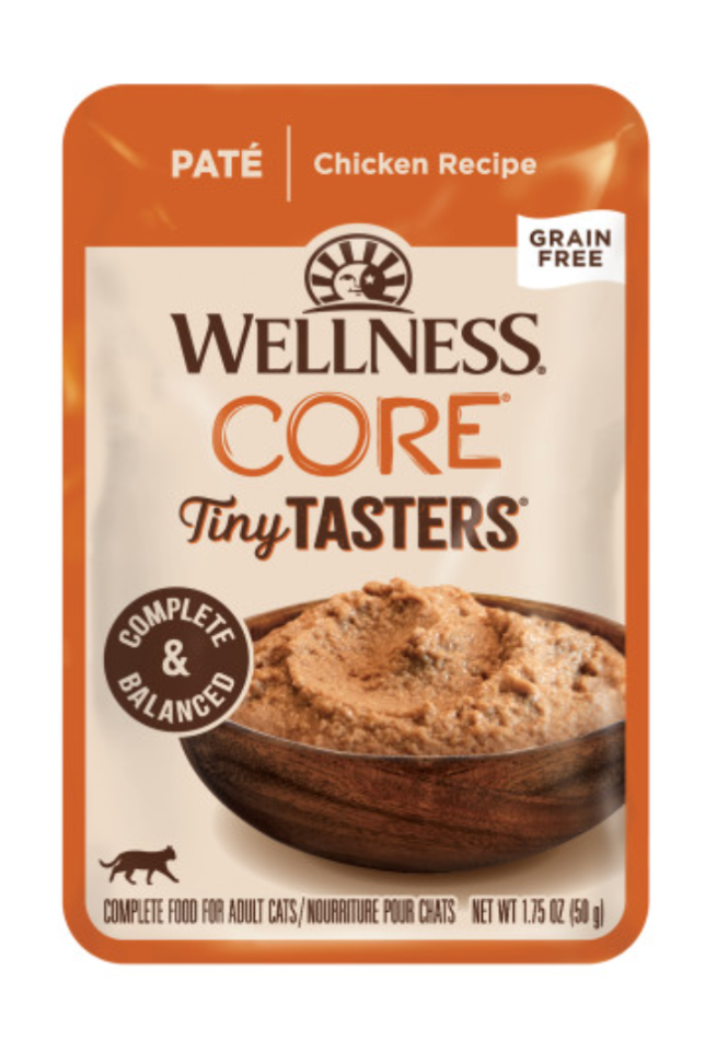Wellness CORE Tiny Tasters Grain Free Paté Chicken Recipe Wet Cat Food