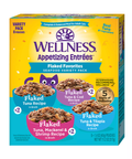 Wellness Appetizing Entrées Flaked Favorites, Seafood Variety Pack Wet Cat Food