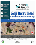 Tom&Sawyer Goji Berry Beef Gently - Cooked Frozen Meals for Dogs