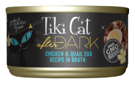 Tiki Cat After Dark Chicken & Quail Egg Recipe in Broth Wet Cat Food