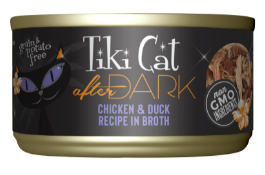 Tiki Cat After Dark Chicken & Duck Recipe in Broth Wet Cat Food