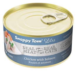 Snappy Tom Lites Chicken with Salmon Wet Cat Food