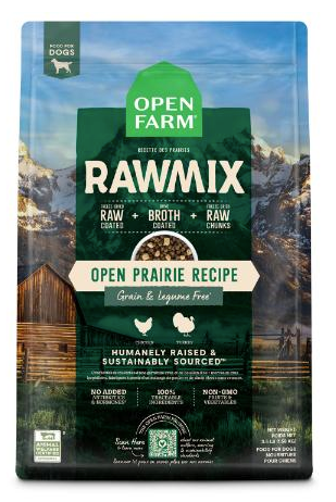 Open Farm - RawMix Open Prairie Recipe Grain & Legume Free Dry Dog Food