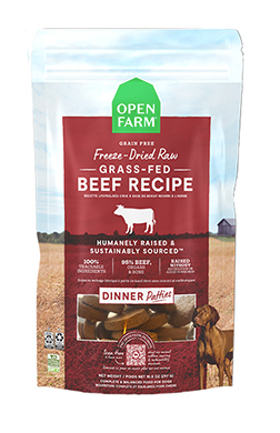 Open Farm - Grass Fed Beef Freeze Dried Raw Patties Freeze Dried Dog Food