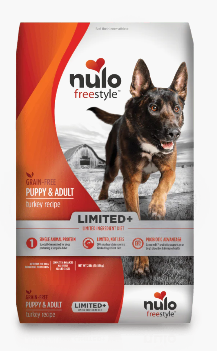 Nulo - Freestyle Dog Limited+ Grain Free Turkey Adult and Puppy