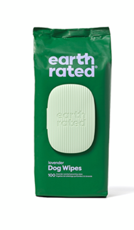 Earth Rated - Certified Compostable Grooming Wipes Lavender Scented