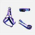 Woof Concept Empress matching dog collar, leash and step-in harness set